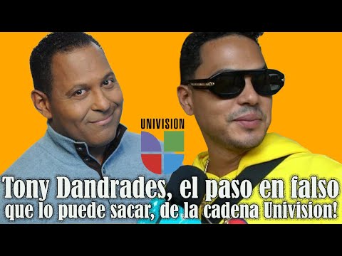 Tony Dandrades pone en peligro su trabajo en Univision te contamos #alofokeradioshow #santiagomatias
