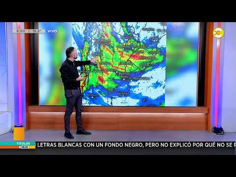 Continúa el mal tiempo en Cuyo y el centro del país ?N8:00? 09-10-24