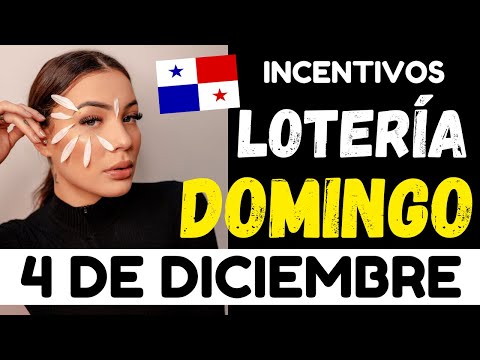 Premios de Incentivos Para Sorteo Dominical Loteria Nacional de Panama Domingo 4 de Diciembre 2022
