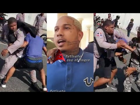 3730 Peleando Con Los Policías De Republica Dominicana Saliendo De La Fiscalia