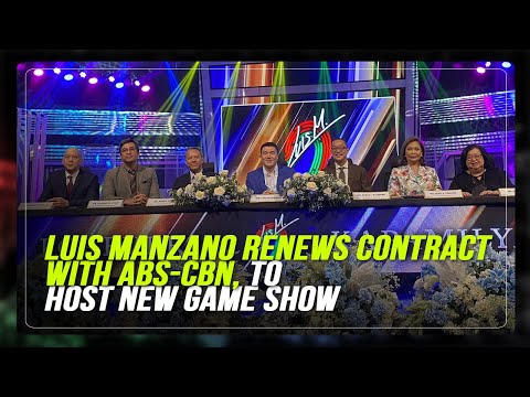 Luis Manzano renews contract with ABS-CBN, to host new game show