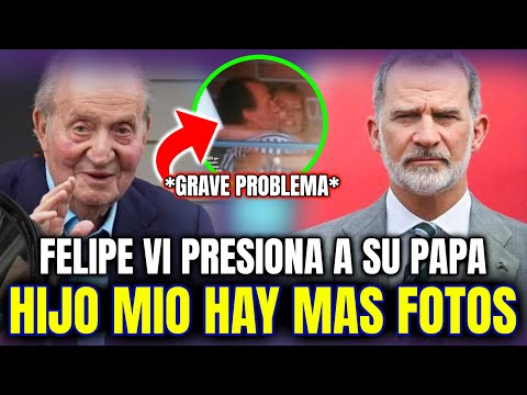 Felipe VI PRESIONA a su PADRE para que bajo ningún CONCEPTO se publiquen las FOTOGRAFÍAS de GINEBRA