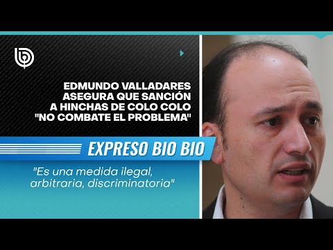 Edmundo Valladares asegura que sanción a hinchas de Colo Colo no combate el problema