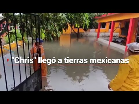 #Veracruz | Tormenta tropical Chris impactó #Veracruz y continúa su paso por el país