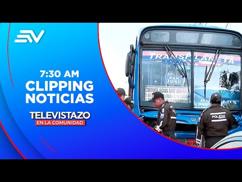 Bus implicado en atropellamiento fue encontrado en Cutuglagua | Televistazo | Ecuavisa