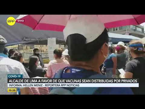 Jorge Muñoz a favor de que empresas privadas compren vacunas contra la COVID-19 [VIDEO]