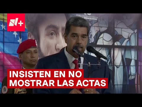 Ratifican triunfo de Maduro pese a no mostrar las actas electorales - N+