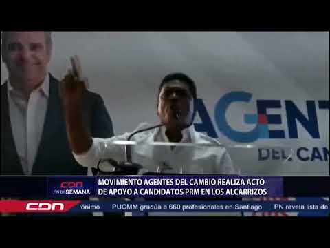 Movimiento Agentes del Cambio realiza acto de apoyo a candidato PRM en los Alcarrizos