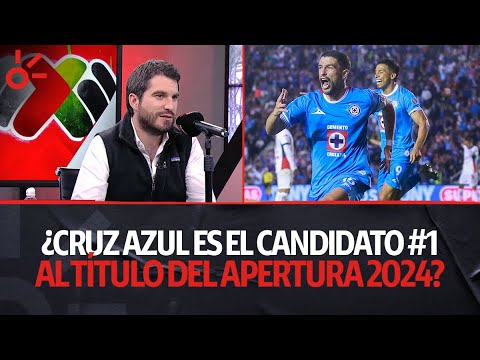 ¿Cruz Azul es el candidato número uno al título del Apertura 2024 de la Liga MX?