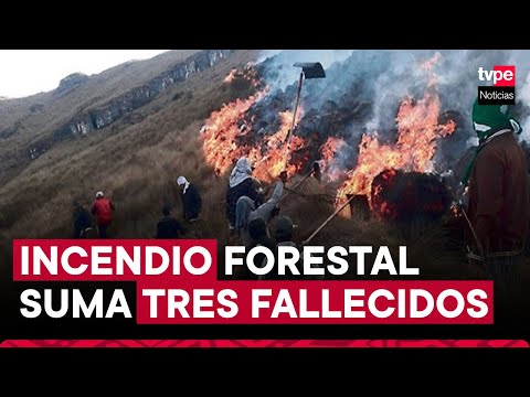 Apurímac: confirman tercer fallecido tras incendio forestal en Ihuayllo