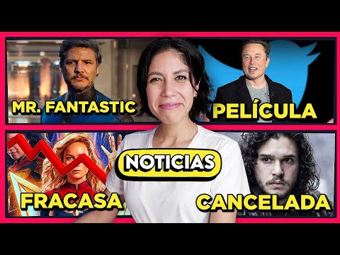 ¡4 FANTASTICOS con PEDRO PASCAL! | BIOPIC de ELON MUSK | FRACASA THE MARVELS.