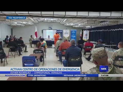Activan centro de operaciones de emergencia en Veraguas