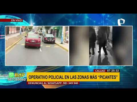 Policía realiza operativos en el Callao tras ataque a Policía Municipal