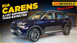Kia Carens First Look I See why it's different! | Price, Styling, Engine Options, Features and more!
