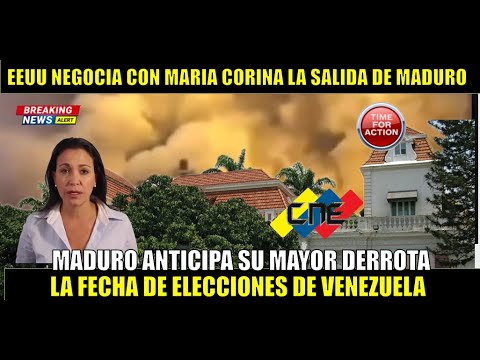 ULTIMA HORA! Maduro anticipa su vergonzosa derrota politica en Venezuela EEUU SE IMPONE con Machado