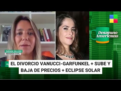 Divorcio Vanucci + Compras Chile + Eclipse solar #DesayunoAmericano | Programa completo (05/04/24)