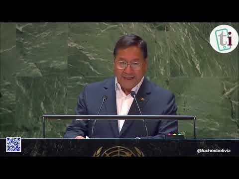 Intervención del presidente Luis Arce en la II Conferencia de las Naciones Unidas sobre el Agua