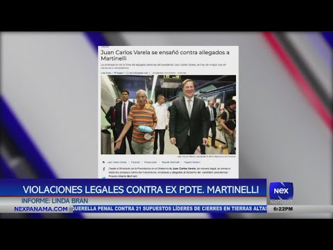 Violaciones legales contra el expresidente Ricardo Martinelli