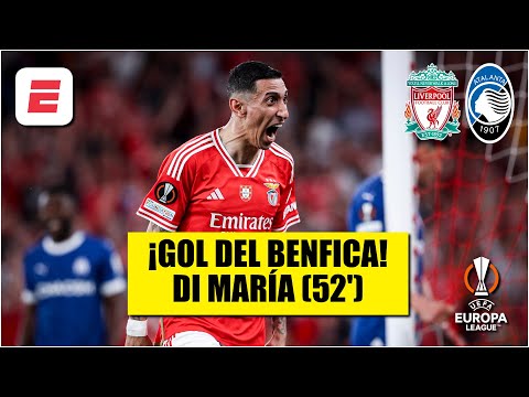 GOL DE ÁNGEL DI MARÍA. El Fideo la COMENZÓ y la TERMINÓ. Benfica gana 2-0 a Marsella | Europa League