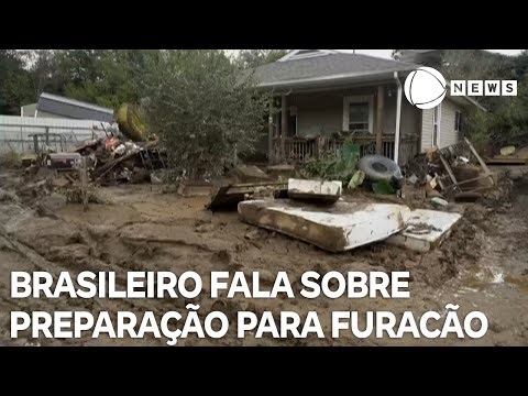 Brasileiro que mora na Flórida fala sobre preparação para chegada do furacão Milton