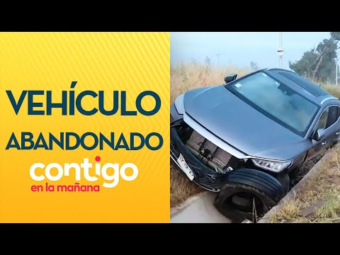 RUTA 68: Auto nuevo lleva tres días abandonado en plena carretera - Contigo en la Mañana