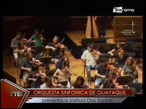 Orquesta sinfónica de Guayaquil presenta a Joshua Dos Santos
