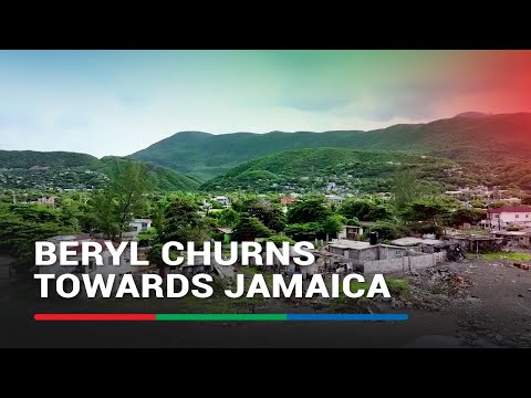 DRONE FOOTAGE: Kingston shoreline as Beryl churns towards Jamaica