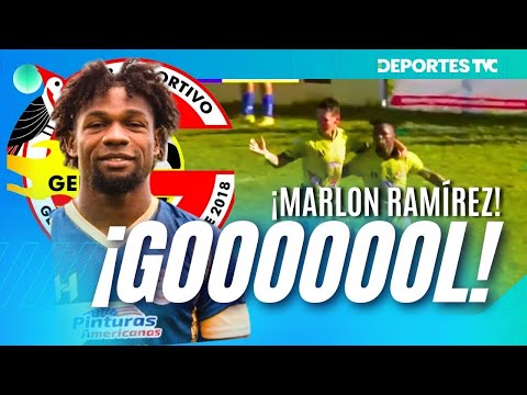 Gol de Marlon Ramírez en el partido Real Sociedad vs Génesis en Tocoa