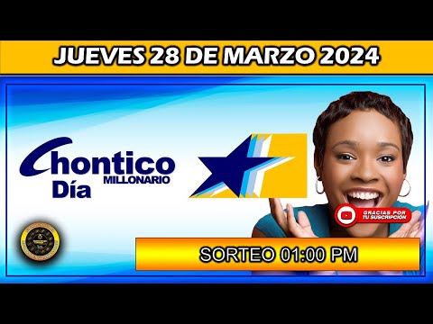 Resultado de EL CHONTICO DIA del JUEVES 28 de marzo del 2024 #chance #chonticodia