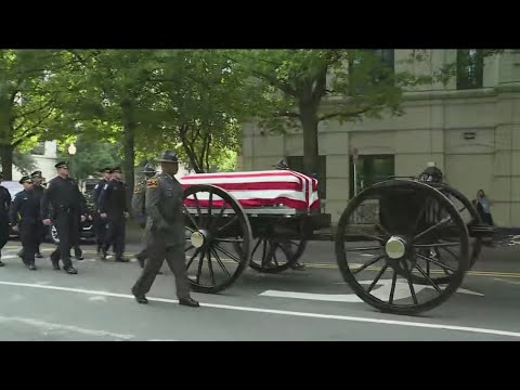 Funeral held for slain Charlotte officer