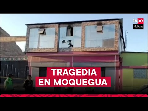 Moquegua: dos menores fallecen en incendio de club nocturno