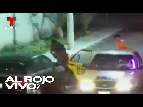 Sujetos roban y agreden a golpes a una mujer en México | Al Rojo Vivo | Telemundo