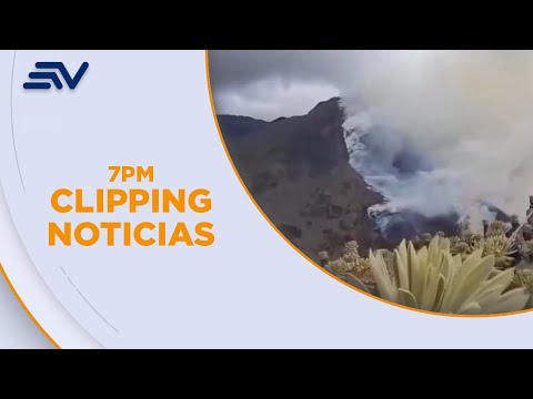 Incendio forestal en Tulcán arrasó una parte del sector El Salado | Televistazo | Ecuavisa