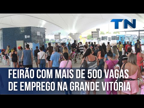 Feirão com mais de 500 vagas de emprego na Grande Vitória