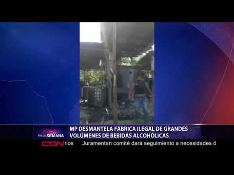 Ministerio Público desmantela fábrica ilegal por bebidas alcohólicas
