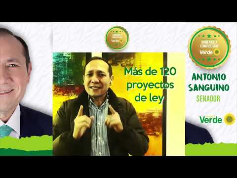 Reconocimiento a nuestros Senador Antonio Sanguino por su gestión en el congreso