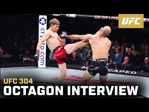 Arnold Allen Octagon Interview | UFC 304