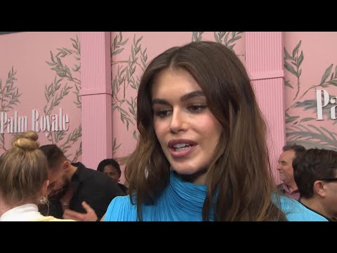 Kaia Gerber talks her book club 'Library Science' while premiering Palm Royale' series in Beverly H