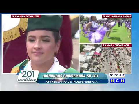 ¡Ambientazo! Con civismo y entusiasmo inician Desfiles Patrios en la Capital hondureña