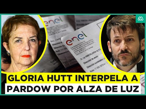 Gloria Hutt: Mi preocupación tiene que ver con la forma en que se informó a la ciudadanía