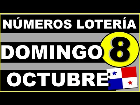 Resultados Sorteo Loteria Domingo 8 de Octubre 2023 Loteria Nacional de Panama Sorteo Hoy Dominical