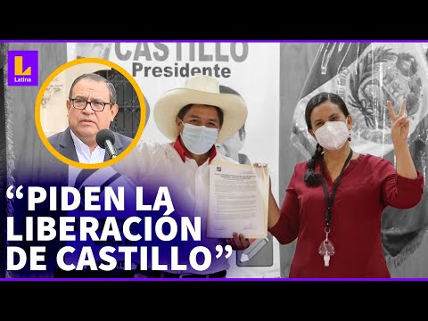 Con Verónika Mendoza piden liberación de Pedro Castillo: Premier Otárola declara durante protestas