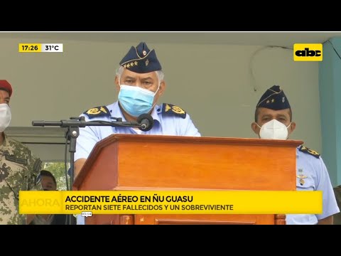 Accidente aéreo en Ñu Guasu: hasta el momento se desconocen las causas del hecho