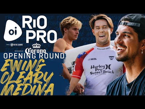 Surfing🌅🌊 Gabriel Medina, Connor O'Leary, Ethan Ewing | Oi Rio Pro - Opening Round Heat Replay