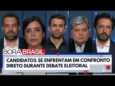 Candidatos trocam farpas no debate em SP