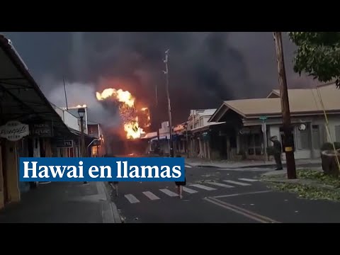 Seis muertos en los incendios de Hawai avivados por un huracán