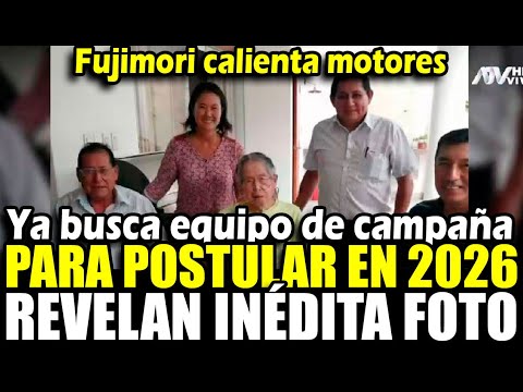 Alberto Fujimori caliente motores para el 2026 y ya está formando su equipo de campaña