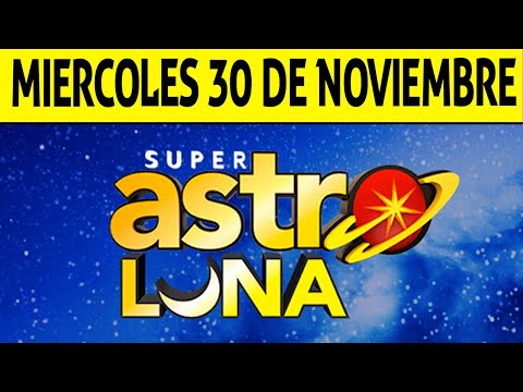 Resultado de ASTRO LUNA del Miércoles 30 de Noviembre de 2022 | SUPER ASTRO