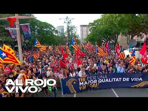EN VIVO: Fiesta Nacional de Cataluña I Al Rojo Vivo I Telemundo