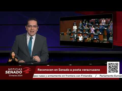 Reconocen en Senado a poeta veracruzano